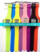 Digital silicon watch fashional gift