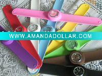 attractive silicone watch slap band