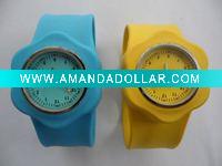 Wholesale New Fashion Silicone Slap Watch