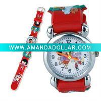 wholesale christmas gift 3Dwatch kid wristwatch children watch mix order & drop shipping C030902