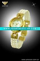 fashion freshwater pearl watch(AB028)