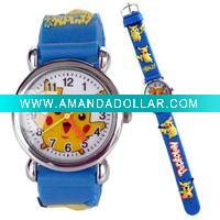 Wholesale wholesale christmas gift 3Dwatch kid wristwatch children watch mix order & drop shipping C030904