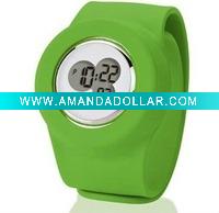 Wholesale Fashion Silicone Snap Watches