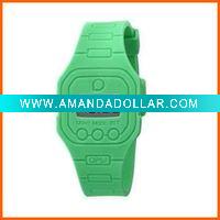 Wholesale Ultra thin silicone watch