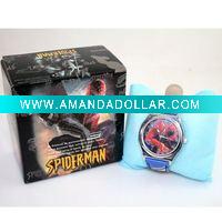 Wholesale wholesale christmas gift spider man watch for kid fashion watch mix order c0021