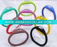 silicone ion wristband watch