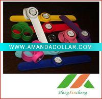 2011 New Fashion Quartz Silicone Slap Watch