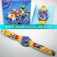 Wholesale wholesale christmas gift SUPER MARIO watch for kid children's watch mix order C5824