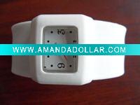 Square Face Silicone Slap Watch