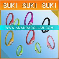 anion silicone wristband watch