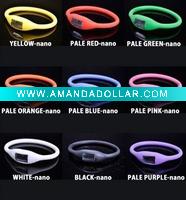 Wholesale Anion negative Wrist Bracelet Silicone Watch/fashion watch/sports watches/Ion watch