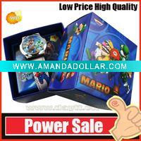 Wholesale Power seller !Fashion cartoon super mario watches children wristwatches kids watches A0259 wholesale