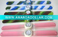 Wholesale 2011 fangle Silicone snap on watch,slap watch