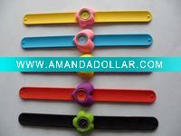 Wholesale Rose Shape New Fashion Silicone Slap Watch