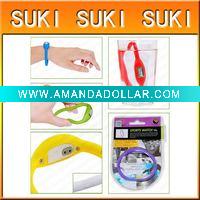 Wholesale ion silicone sport digital watch