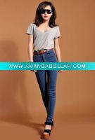 Wholesale [dc2417] Guaranteed 100% wholesale and retail concise design plain color cotton lady shirt