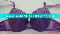 Wholesale Milky With Golden Silver Yarn Dot Sexy Lingerie