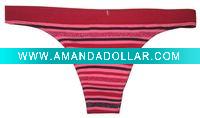 Wholesale Beautifull seamless Yarn Dyed thong