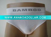 white sexy men's seamless underwear