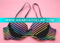 Wholesale Lingerie Hot Sell Bra Colorful Streak Line Lingerie Bra