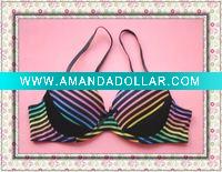 Wholesale Hot Sell Colorful Streak Line Lingerie Bra