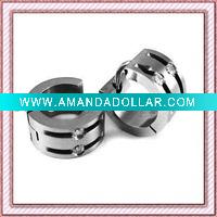 Wholesale Fashion CZ Stainless Steel Earring