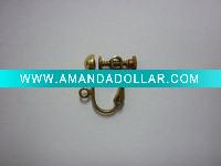 Wholesale clip earring with ring