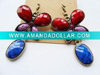 Wholesale 2011 fashion butterfly alloy earring