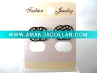 Wholesale rhinestone hip hop earring studs