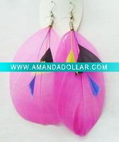 True Colors Feather Earrings
