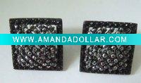 Wholesale fashion crystal stud earrings