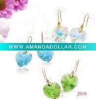 Wholesale Charm crystal earring jne45858 model