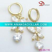 Wholesale fashion Crystal earring jewelry