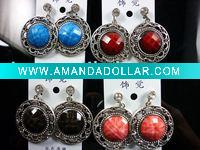 Wholesale fashion gemstone earrings