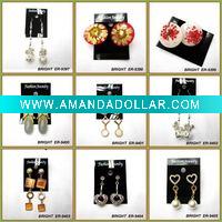 Wholesale ladies' fashion crystal drop earring jewelry