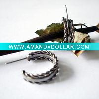 metal hook earrings