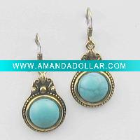 Wholesale Fashionable turquoise earring