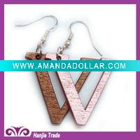 Wholesale Lastest Fashion Wood Earring