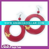 Wholesale Lastest Fashion Wood Earring