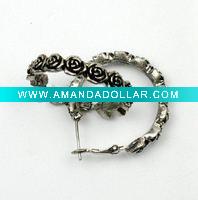 Wholesale Fashioable antique flower earring