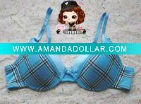 Charming 3/4 Cup Mixed-colors Blue Push up Bra