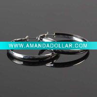 Wholesale 2011 fashion old silver hoop earring