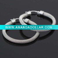 Wholesale 2011 best selling small silver hoop earrings