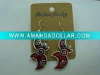 Wholesale new arrival 50dozens ancients silver oil drip dangle earrings wholesale