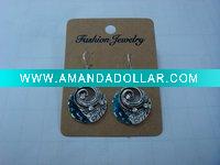 Wholesale new arrival 50dozens ancients silver oil drip dangle earrings wholesale