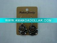 Wholesale new arrival 50dozens ancients silver oil drip dangle earrings wholesale