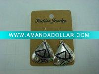 Wholesale new arrival 50dozens ancients silver oil drip dangle earrings wholesale