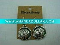 Wholesale new arrival 50dozens ancients silver oil drip dangle earrings wholesale