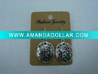 Wholesale new arrival 50dozens ancients silver oil drip dangle earrings wholesale