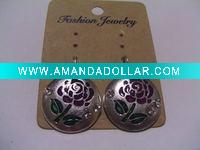 Wholesale new arrival 50dozens ancients silver oil drip dangle earrings wholesale